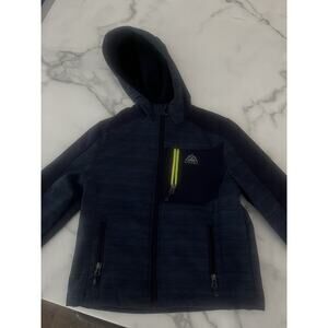Snozu Kids Fall Navy Blue Jacket Boys Youth Size 7 8 Good Condition Used